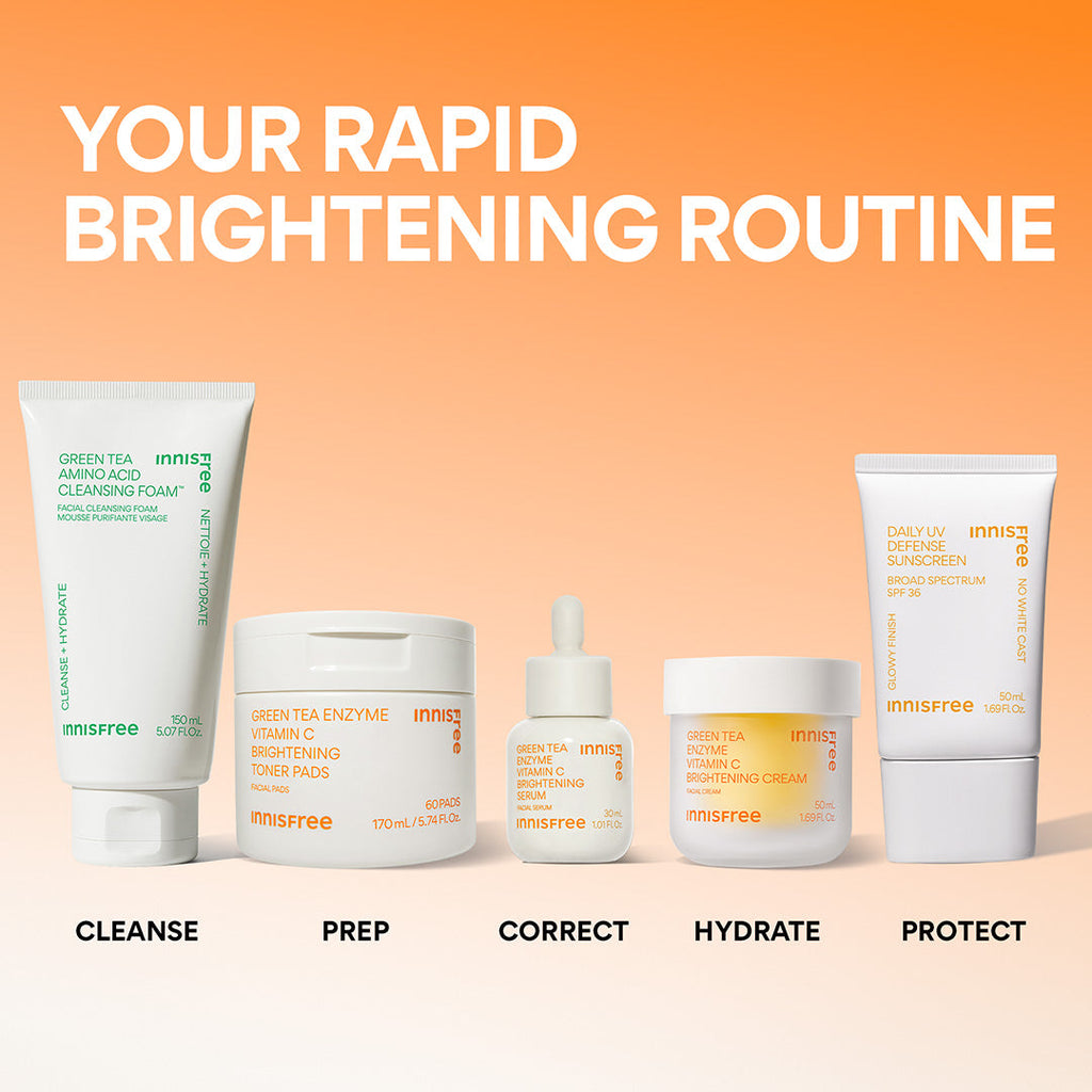 Green Tea Enzyme Vitamin C Brightening Serum – Best for Glowing Skin